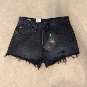 Levi’s 501 Black Denim Shorts